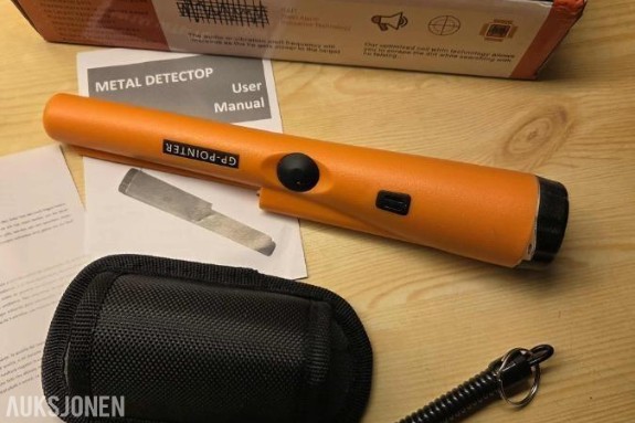 2026 - Metalldetektor med ledlys, lyd, belteveske, elastisk reim - Pin-Pointer - uten minstepris